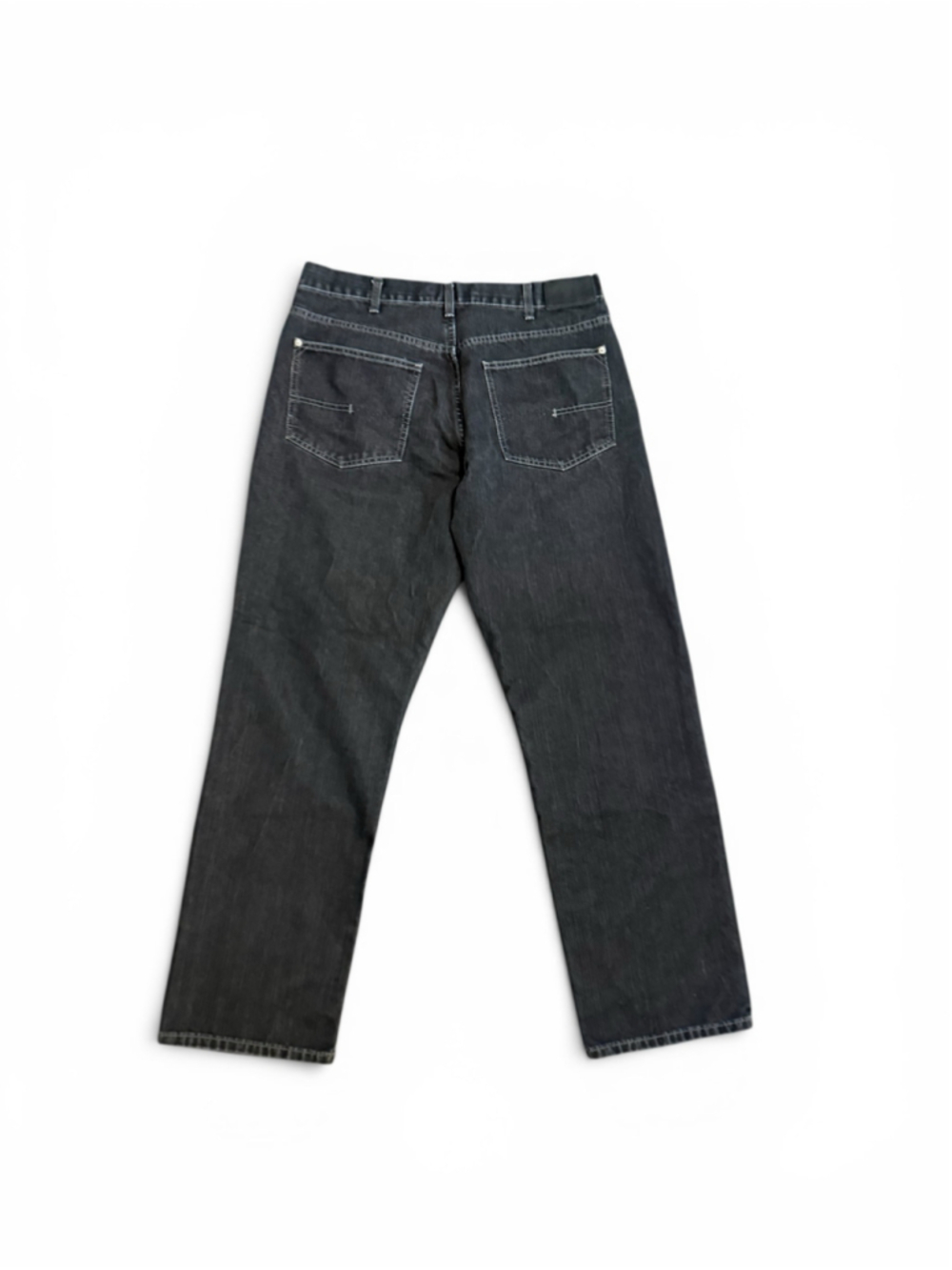Calvin Klein Jeans Men’s Black Straight Leg Denim Jeans Size 36 Charcoal Wash - Picture 3 of 10